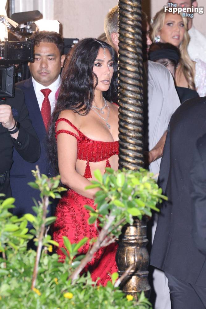 Kim Kardashian Stuns in Red for Anant Ambani’s Wedding (40 Photos) - #18