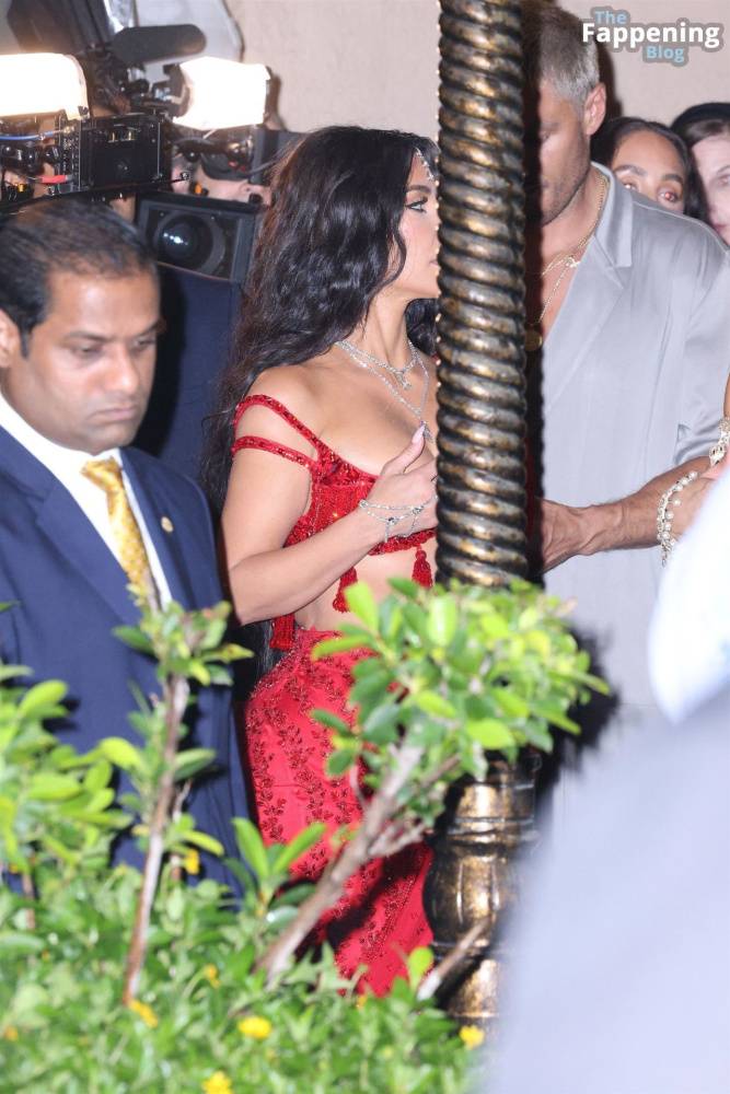 Kim Kardashian Stuns in Red for Anant Ambani’s Wedding (40 Photos) - #6