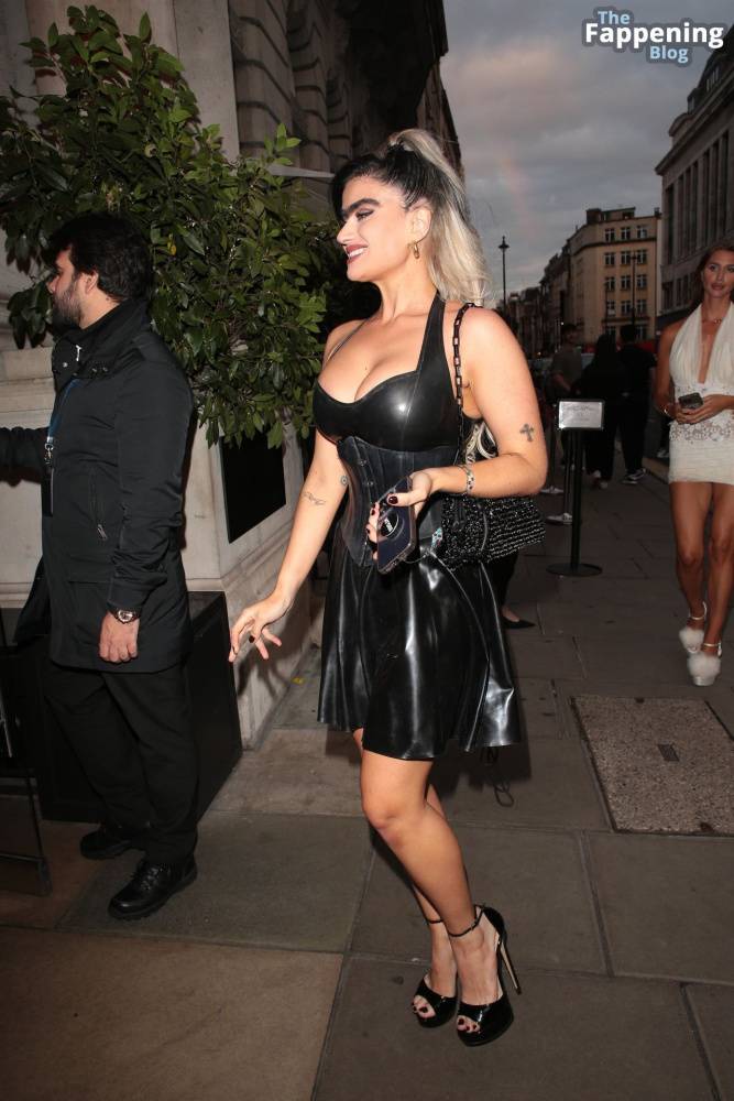 Sophia Hadjipanteli Looks Sexy as She Attends a Party Hosted by The Fashion Awards (9 Photos) - #6