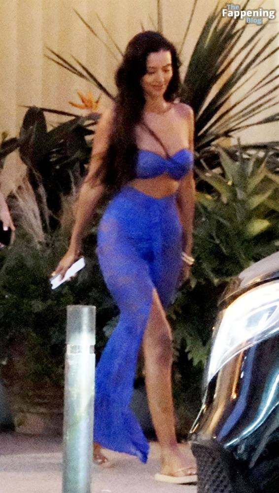 Maya Jama Stuns in a Blue Dress in Ibiza (76 Photos) - #5