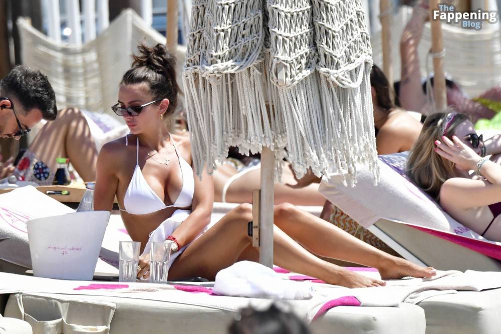 Kady McDermott Looks Sexy in a White Bikini in Mykonos (Photos) - #12