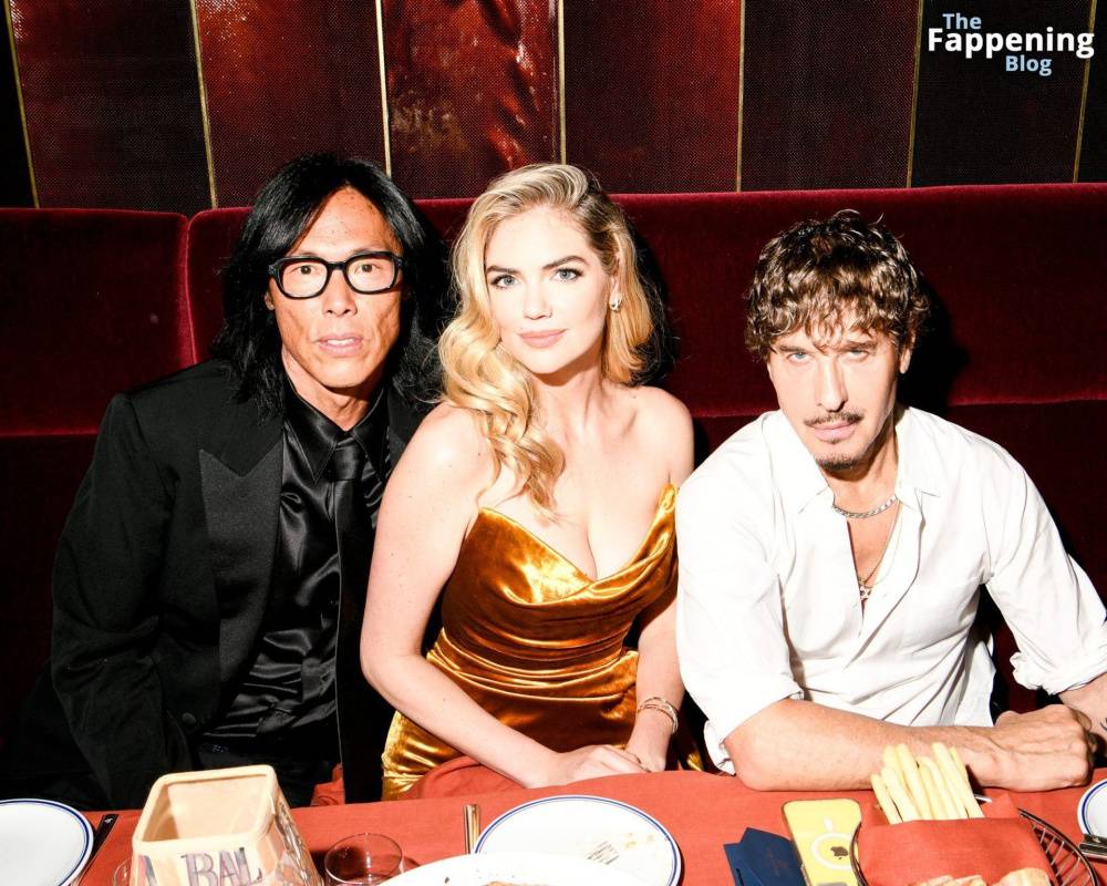 Kate Upton Looks Sexy in a Gold Dress at the V Magazine Dinner in NYC (14 Photos) - #6