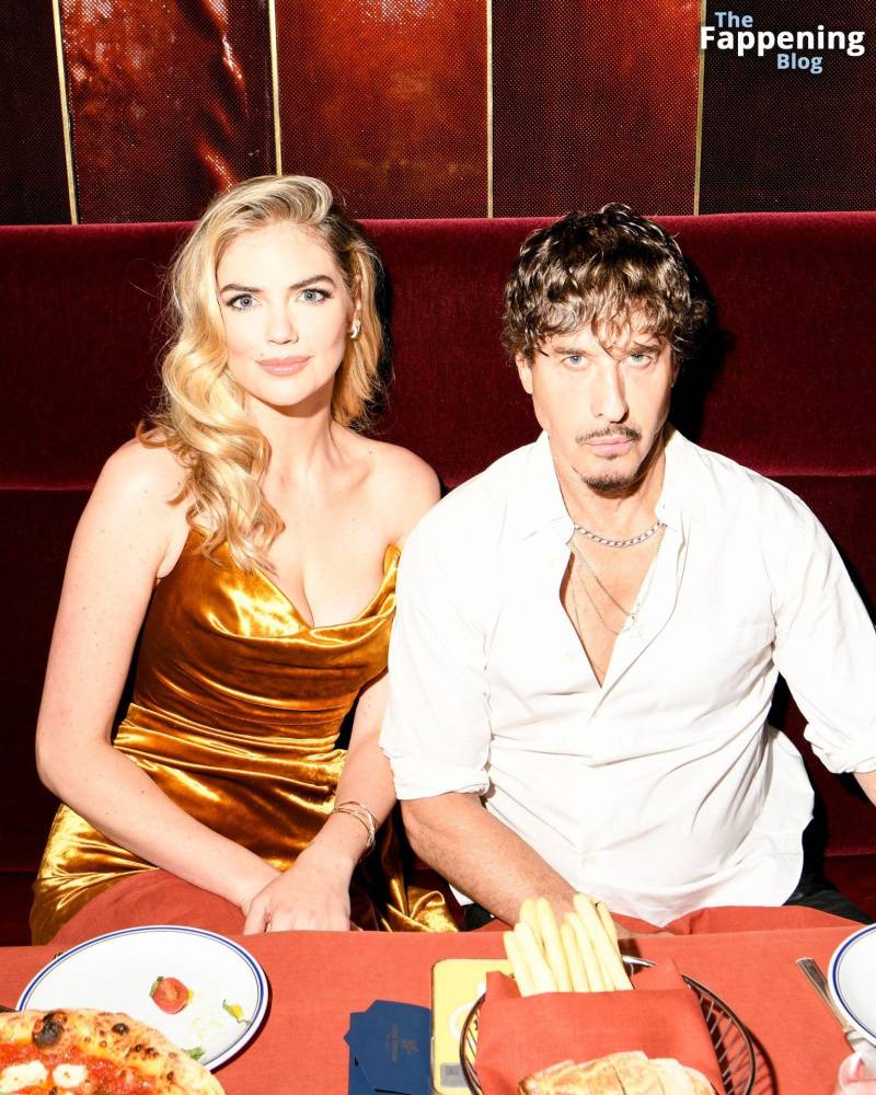 Kate Upton Looks Sexy in a Gold Dress at the V Magazine Dinner in NYC (14 Photos) - #12