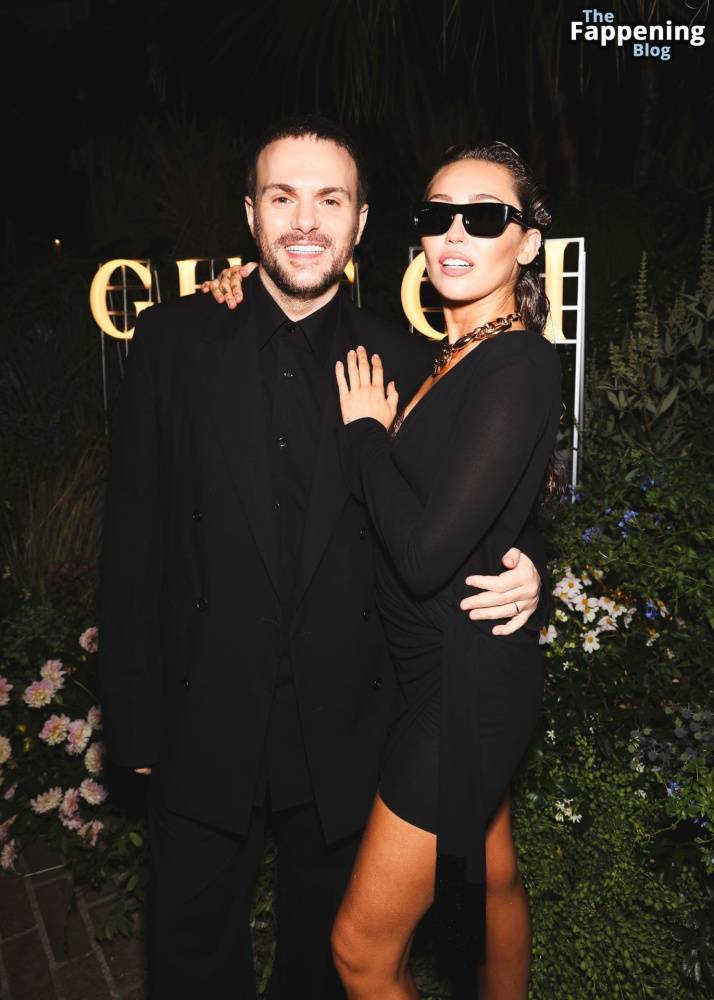 Miley Cyrus Looks Hot in a Black Dress at the Gucci Party (25 Photos) - #11