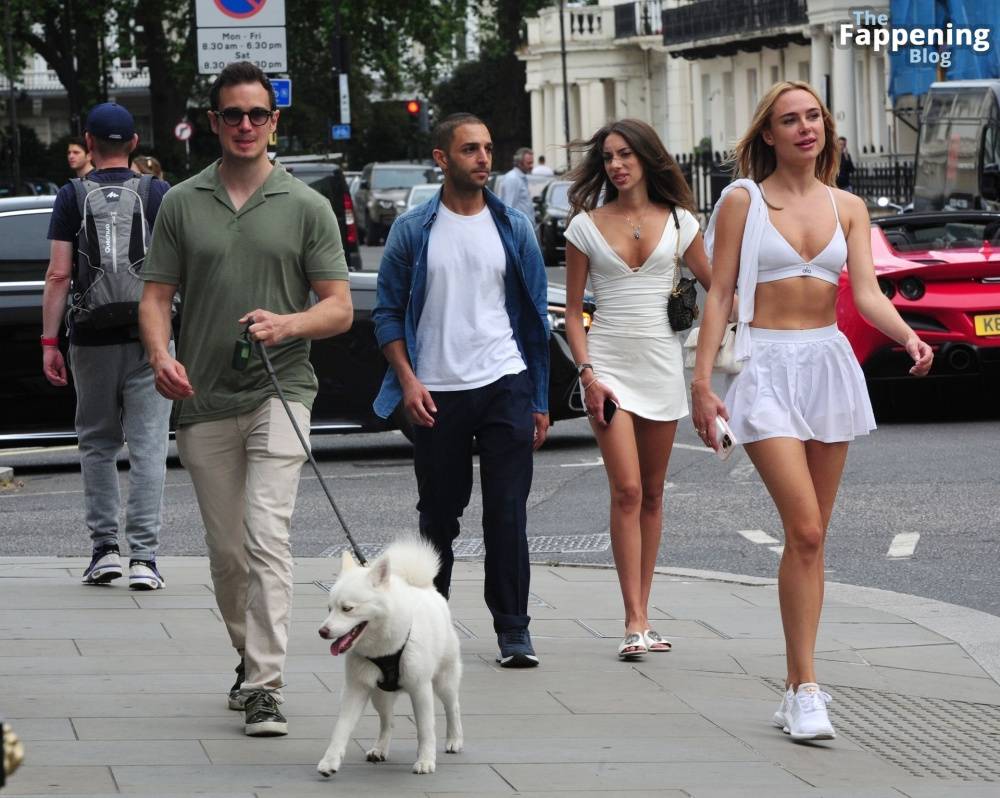 Kimberley Garner Looks Sexy in a White Outfit While Out with Friends in Chelsea (30 Photos) - #16