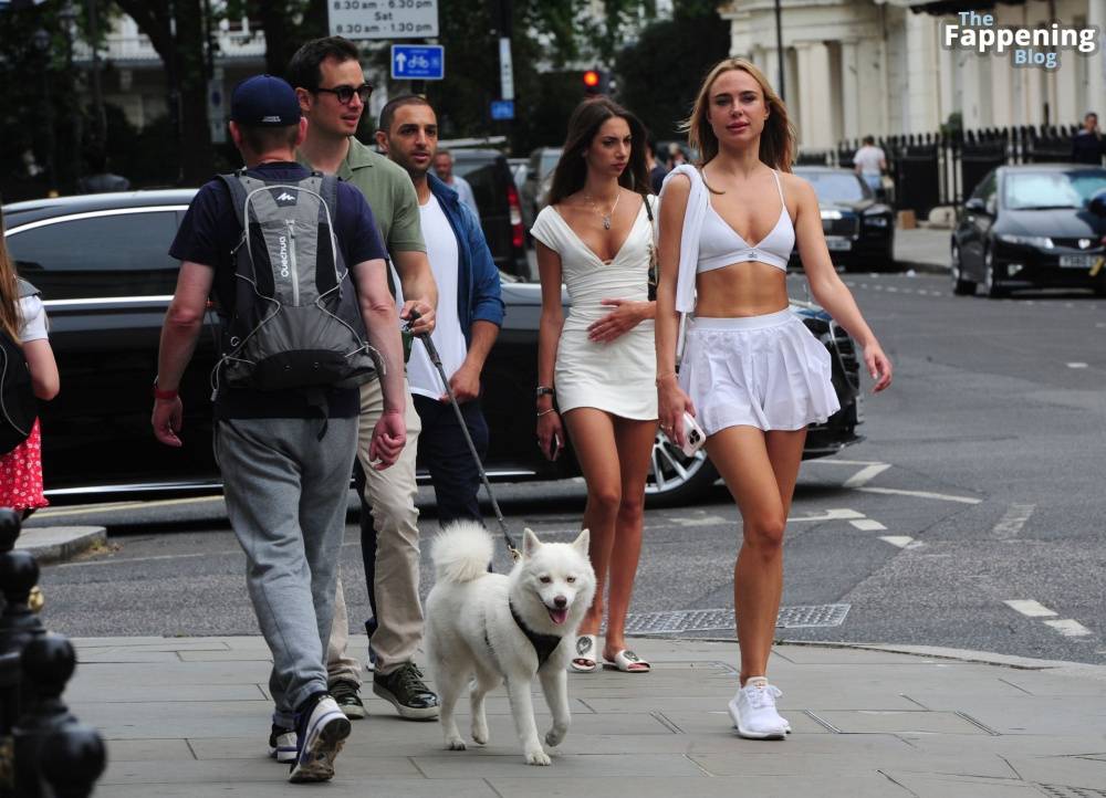 Kimberley Garner Looks Sexy in a White Outfit While Out with Friends in Chelsea (30 Photos) - #26