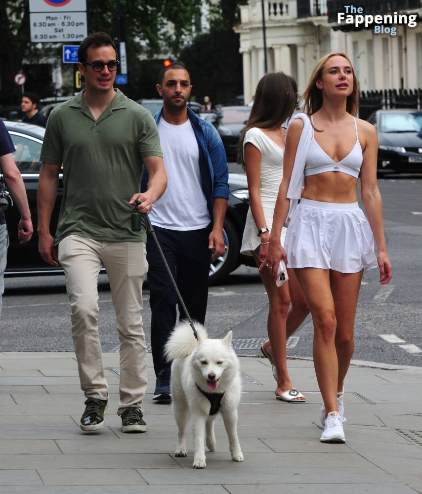 Kimberley Garner Looks Sexy in a White Outfit While Out with Friends in Chelsea (30 Photos) - #20