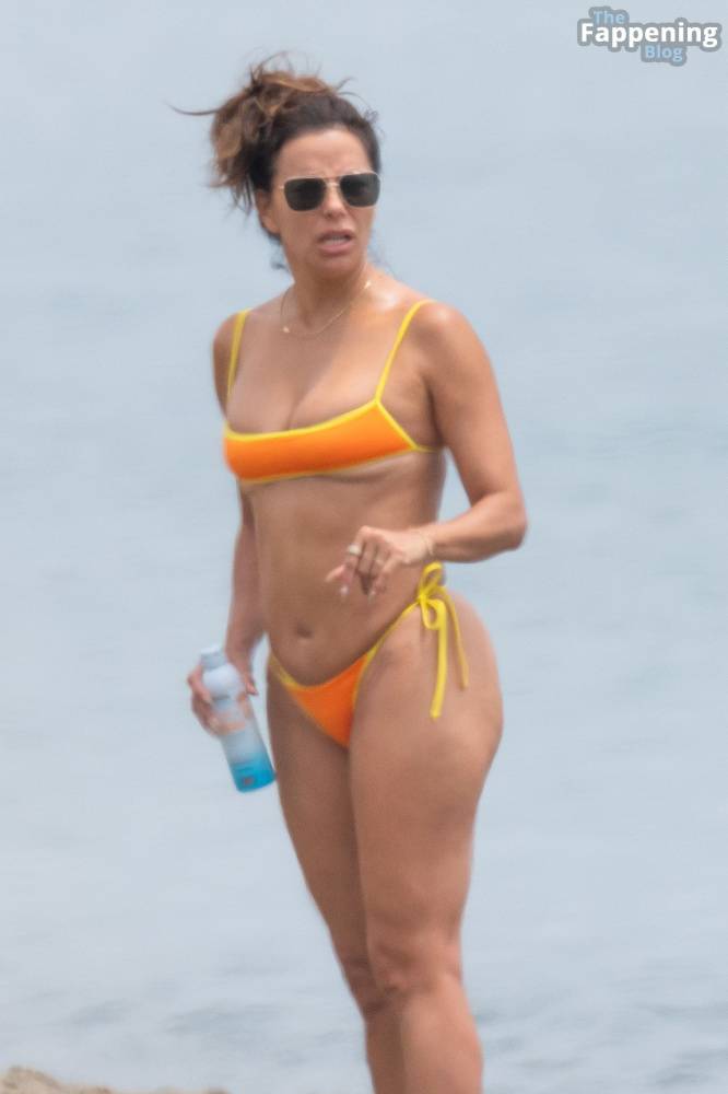 Eva Longoria Displays Her Sexy Booty on the Beach in Marbella (28 Photos) - #1