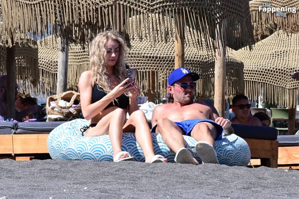 Katie McGlynn Stuns in a Black Bikini as She Hits the Beach in Santorini (29 Photos) - #20