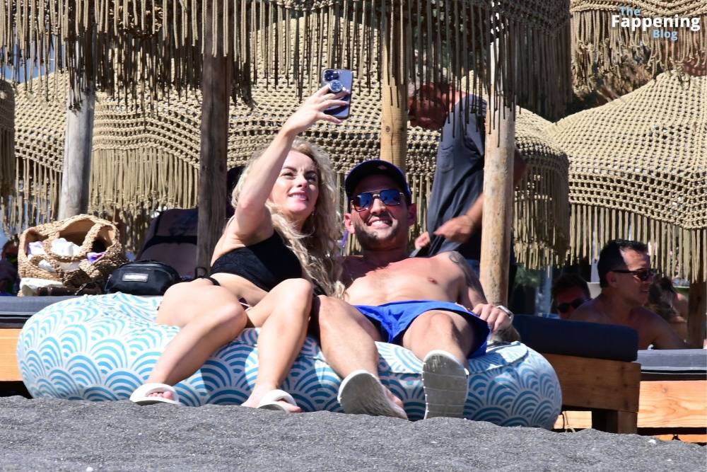 Katie McGlynn Stuns in a Black Bikini as She Hits the Beach in Santorini (29 Photos) - #21