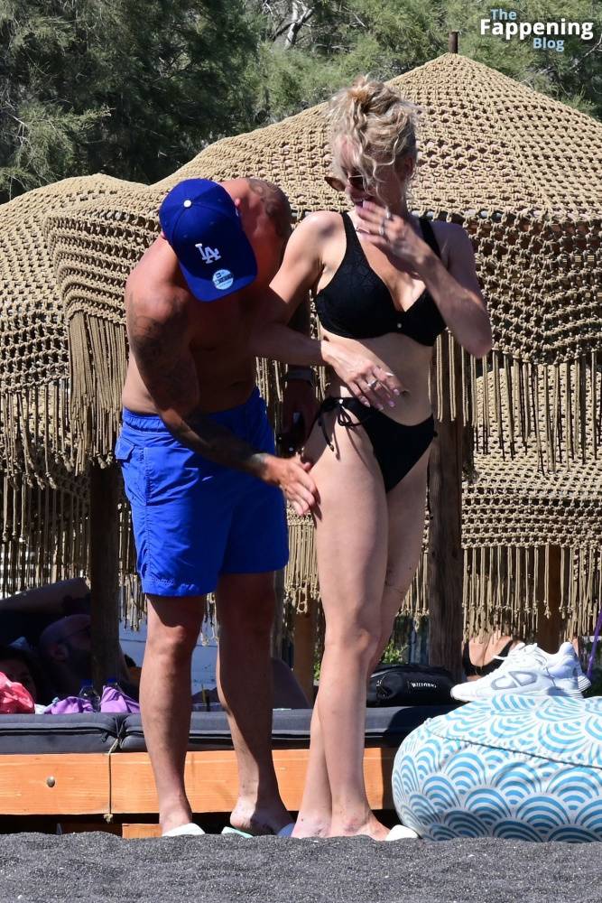 Katie McGlynn Stuns in a Black Bikini as She Hits the Beach in Santorini (29 Photos) - #10