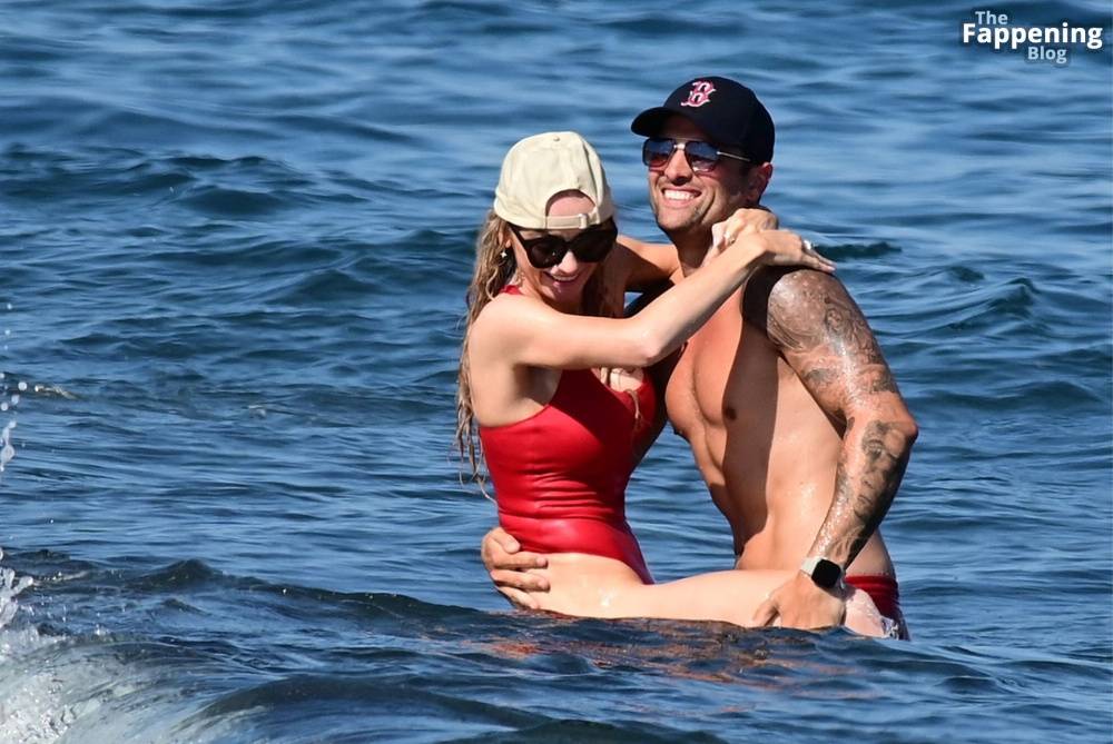 Katie McGlynn Stuns in a Red Bikini as She Hits the Beach in Greece with Ricky Raymen (32 Photos) - #3