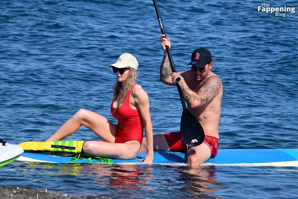 Katie McGlynn Stuns in a Red Bikini as She Hits the Beach in Greece with Ricky Raymen (32 Photos) - #19