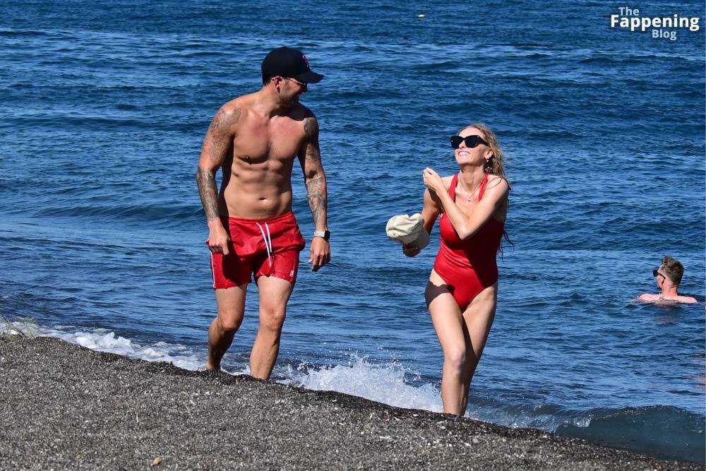 Katie McGlynn Stuns in a Red Bikini as She Hits the Beach in Greece with Ricky Raymen (32 Photos) - #9