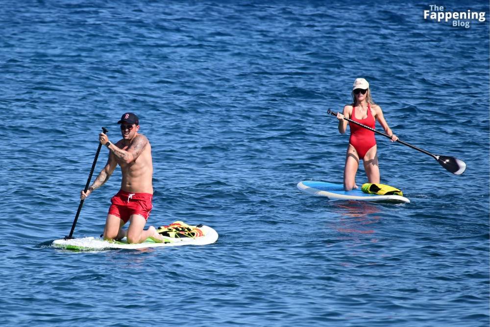 Katie McGlynn Stuns in a Red Bikini as She Hits the Beach in Greece with Ricky Raymen (32 Photos) - #16