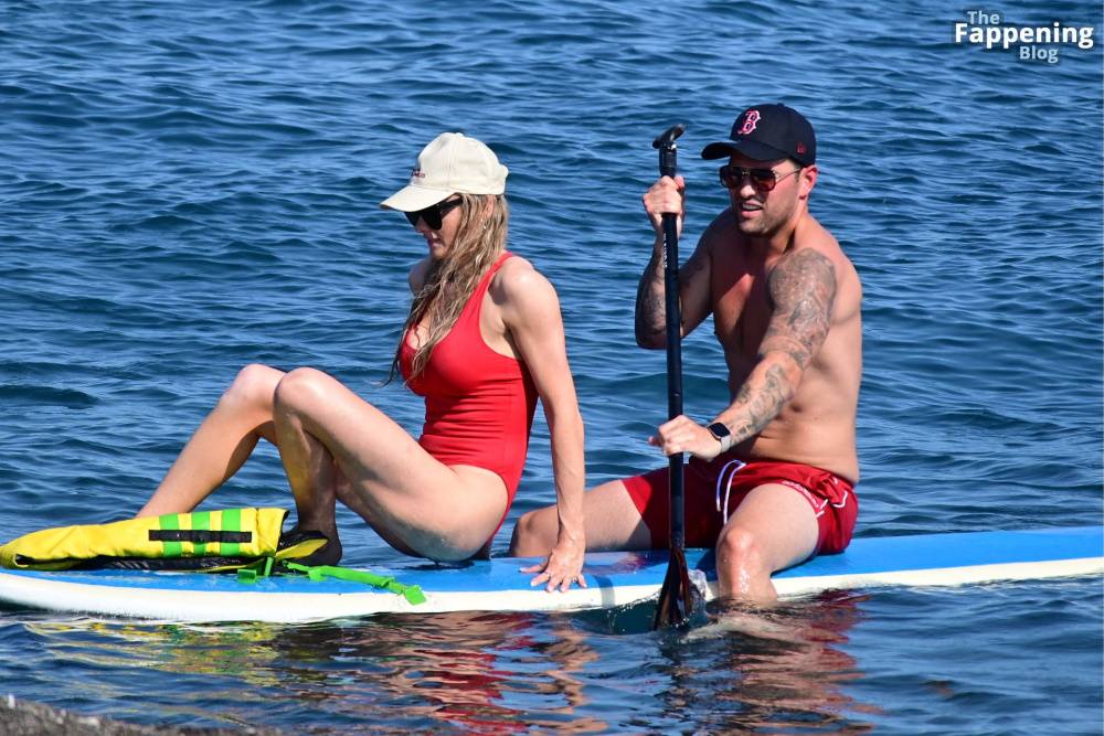 Katie McGlynn Stuns in a Red Bikini as She Hits the Beach in Greece with Ricky Raymen (32 Photos) - #20