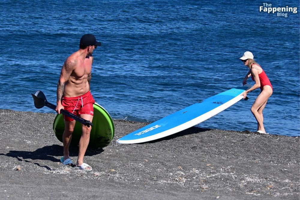 Katie McGlynn Stuns in a Red Bikini as She Hits the Beach in Greece with Ricky Raymen (32 Photos) - #10