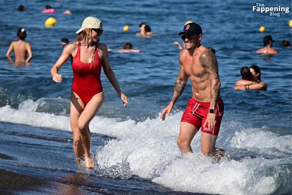 Katie McGlynn Stuns in a Red Bikini as She Hits the Beach in Greece with Ricky Raymen (32 Photos) - #7