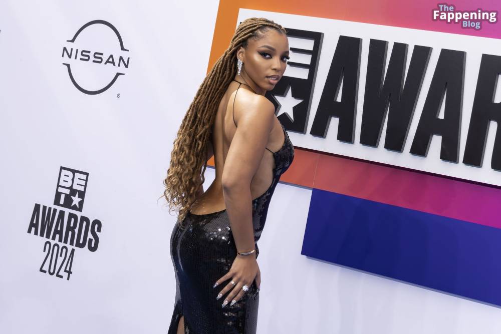 Chloe Bailey Shows Off Her Big Boobs at the BET Awards 2024 (49 Photos) - #9