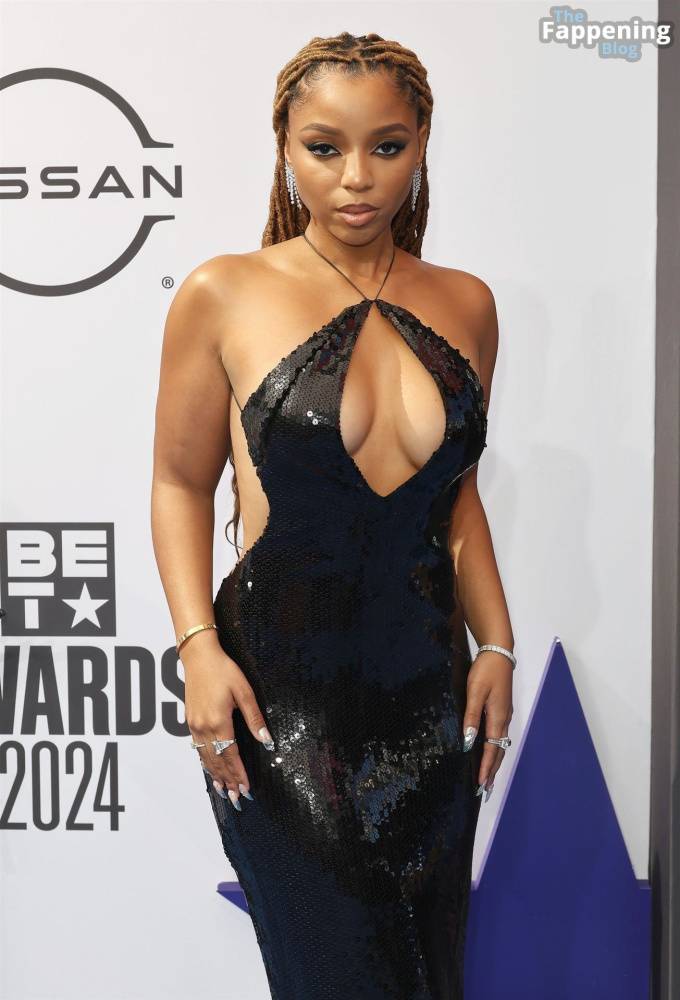 Chloe Bailey Shows Off Her Big Boobs at the BET Awards 2024 (49 Photos) - #22