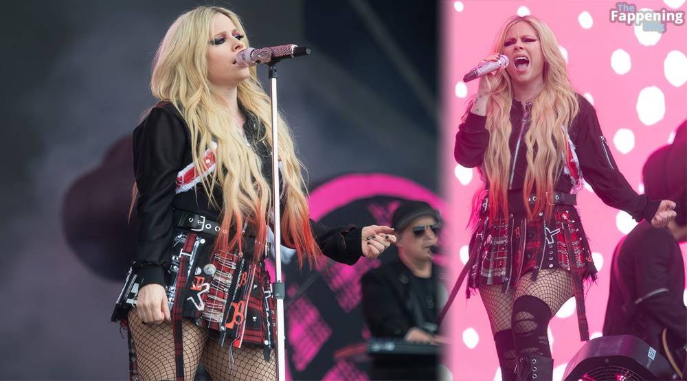 Avril Lavigne Looks Sexy at Glastonbury 2024 (19 Photos) - #19