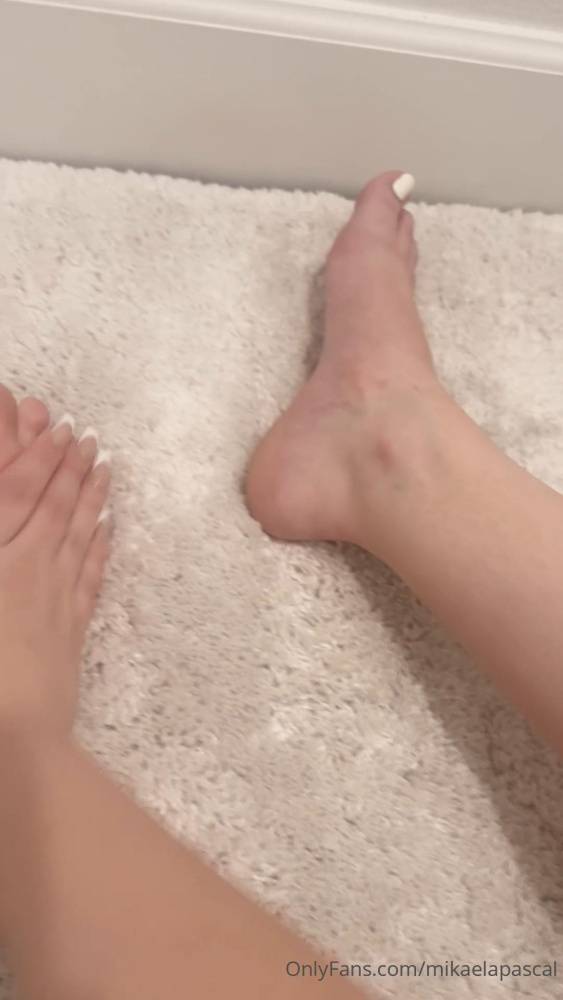 Mikaela Pascal Feet Lotion PPV Onlyfans Video Leaked - #8