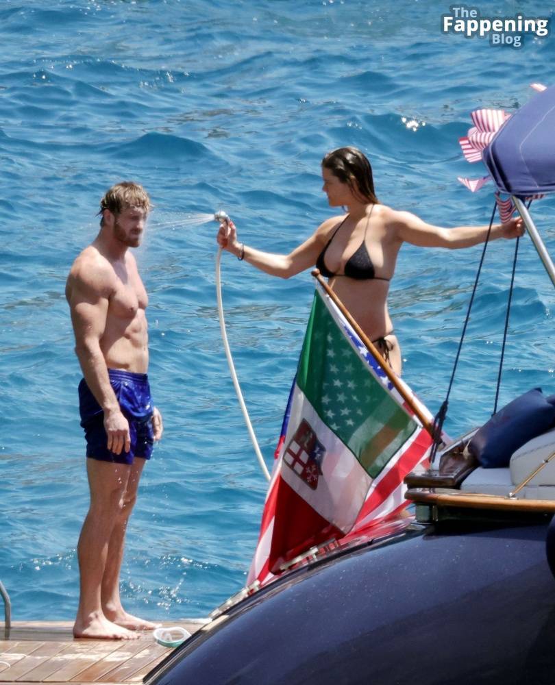 Nina Agdal & Logan Paul Celebrate July the 4th Independence Day in Capri (45 Photos) - #19