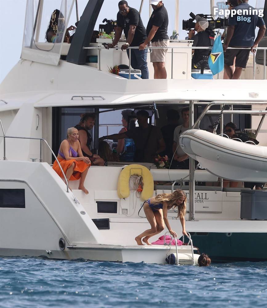 Kyle Richards, Erika Jayne & Dorit Kemsley Enjoy Their Ocean Swim in St Lucia (92 Photos) - #16