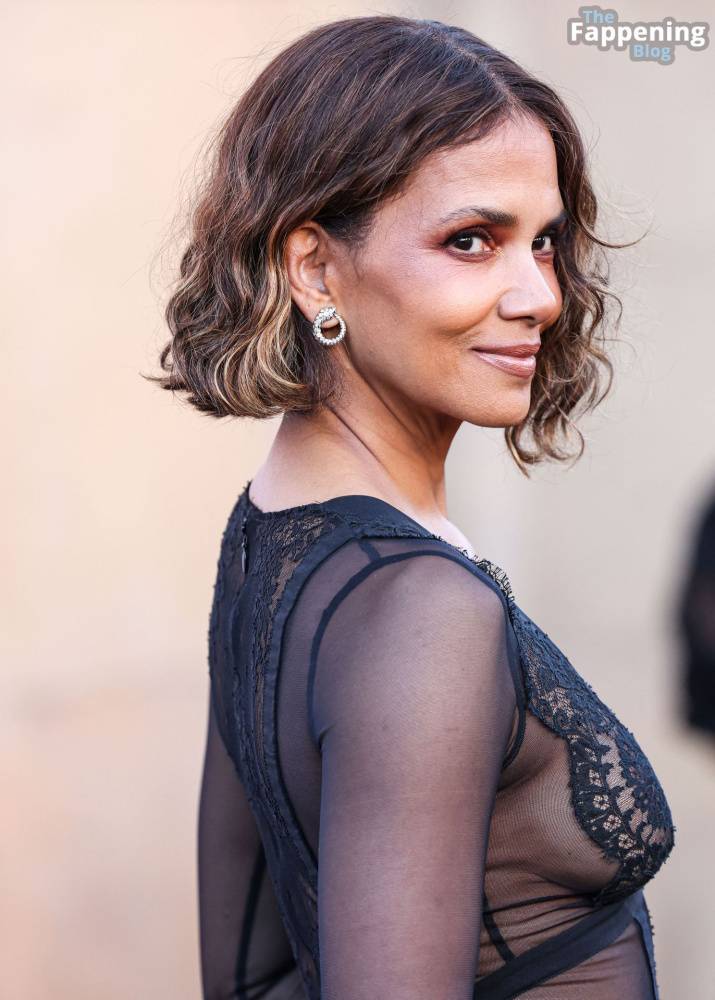 Halle Berry Looks Hot in a See-Through Lace Dress at the Premiere of “The Union” in LA (150 Photos) - #7