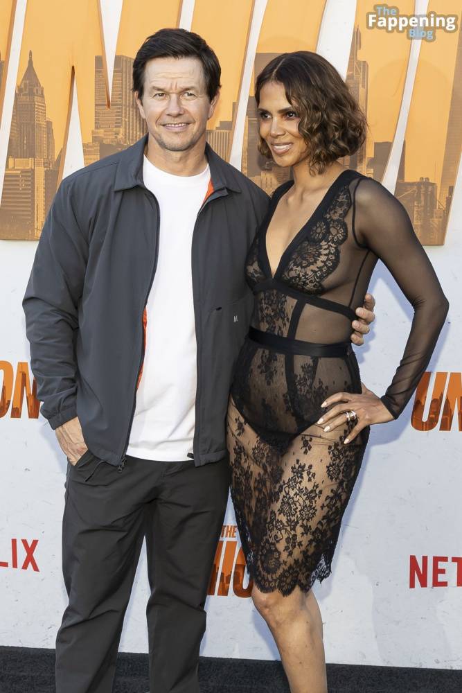 Halle Berry Looks Hot in a See-Through Lace Dress at the Premiere of “The Union” in LA (150 Photos) - #28