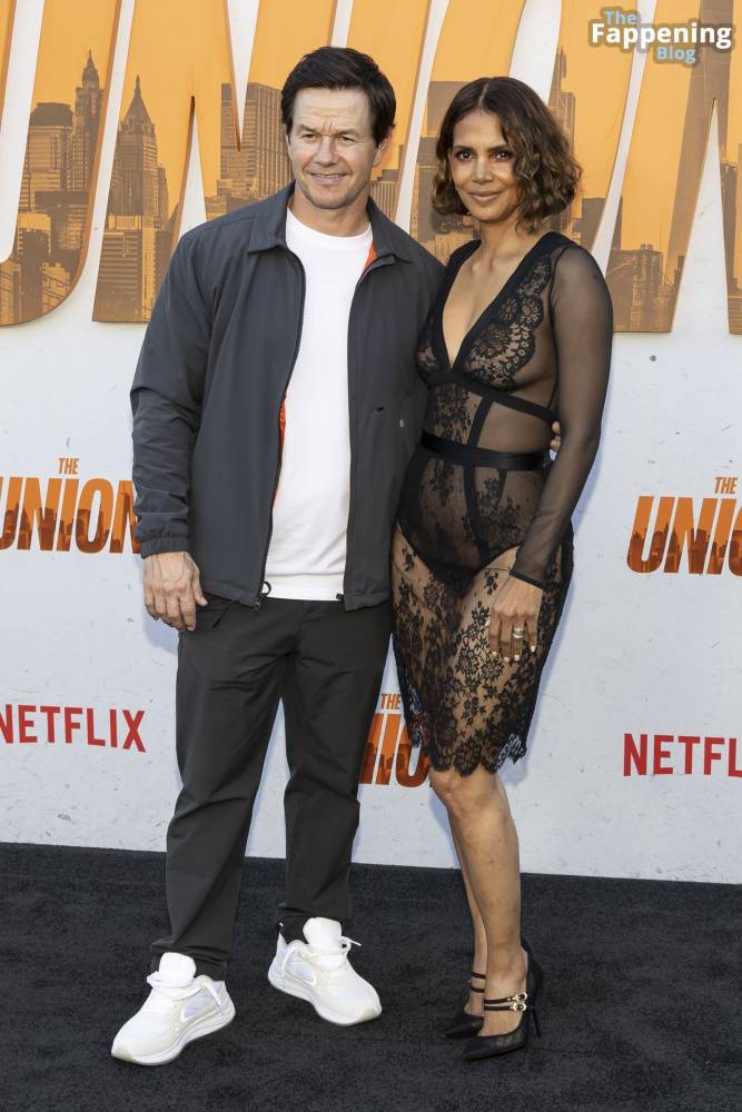 Halle Berry Looks Hot in a See-Through Lace Dress at the Premiere of “The Union” in LA (150 Photos) - #26