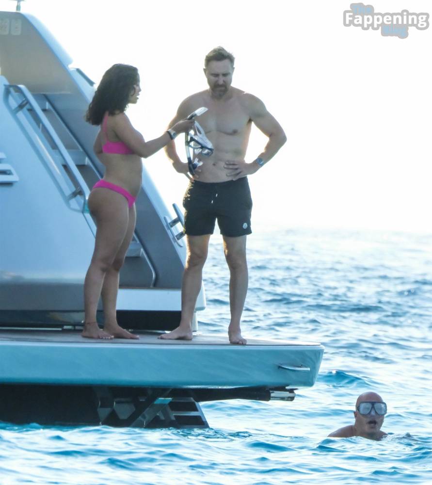 Jessica Ledon & David Guetta Get Up Close and Personal on a Yacht in Ibiza (45 Photos) - #24