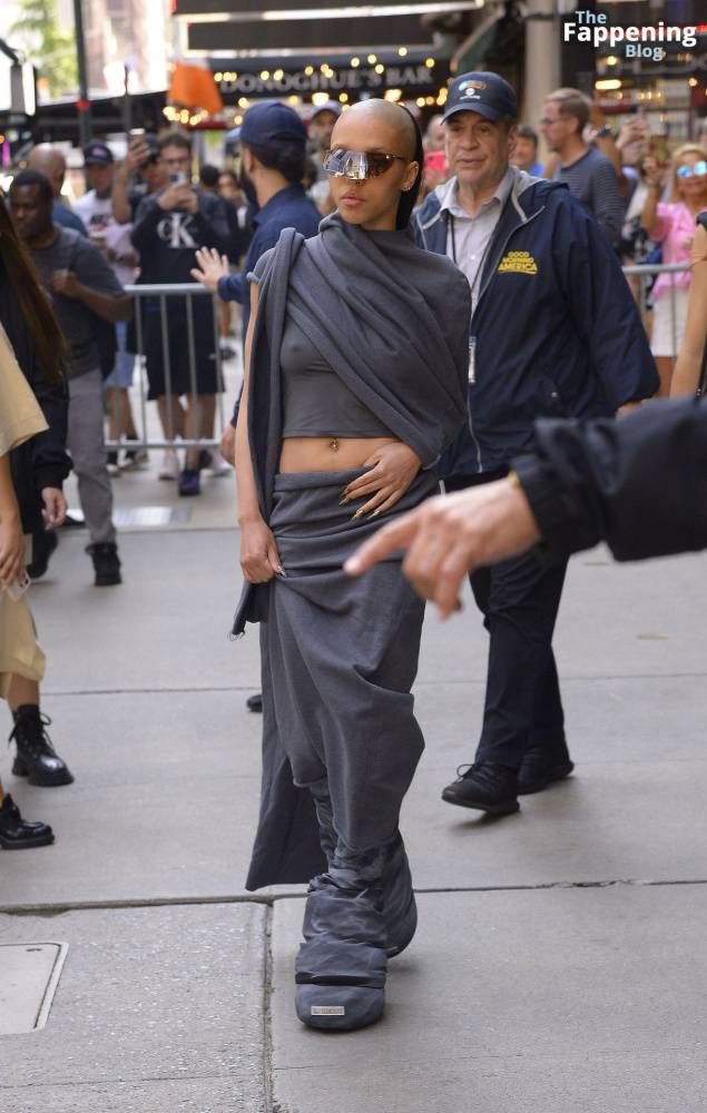 FKA Twigs is Spotted Braless as She Exits GMA3 in New York City (30 Photos) - #25