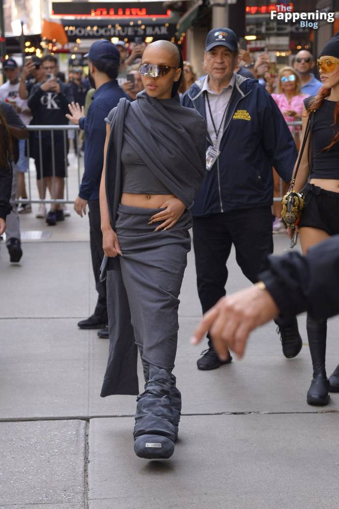 FKA Twigs is Spotted Braless as She Exits GMA3 in New York City (30 Photos) - #28