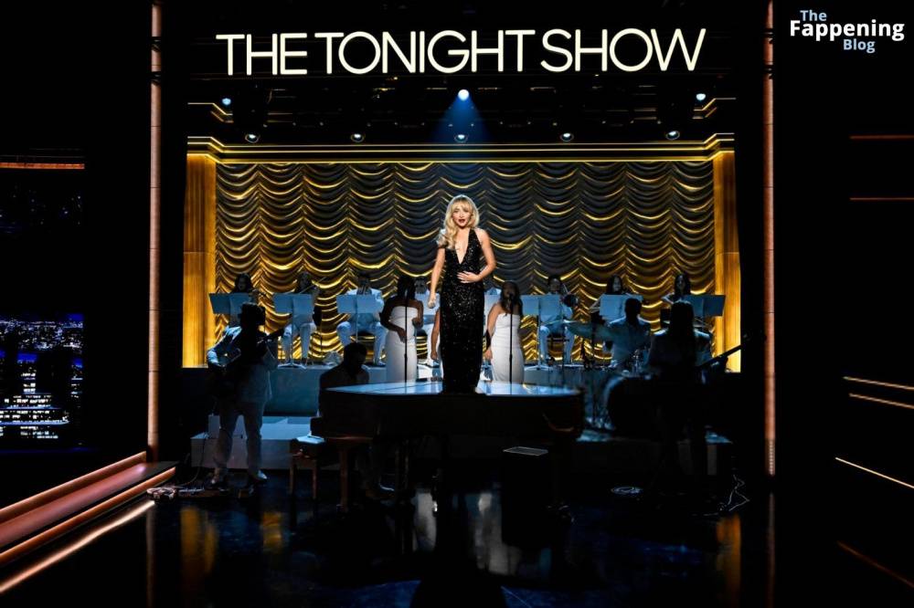 Sabrina Carpenter Displays Her Sexy Legs on The Tonight Show with Jimmy Fallon (20 Photos + Videos) - #15