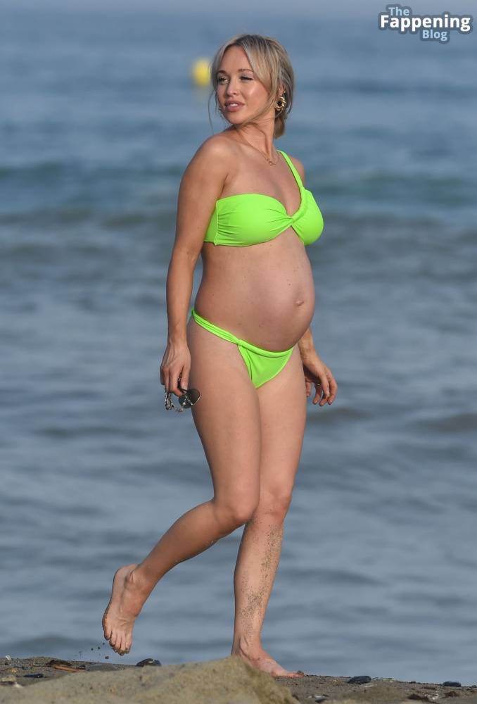 Jorgie Porter Shows Off Her Baby Bump Out on the Beach During Her Holiday in Spain (36 Photos) - #23