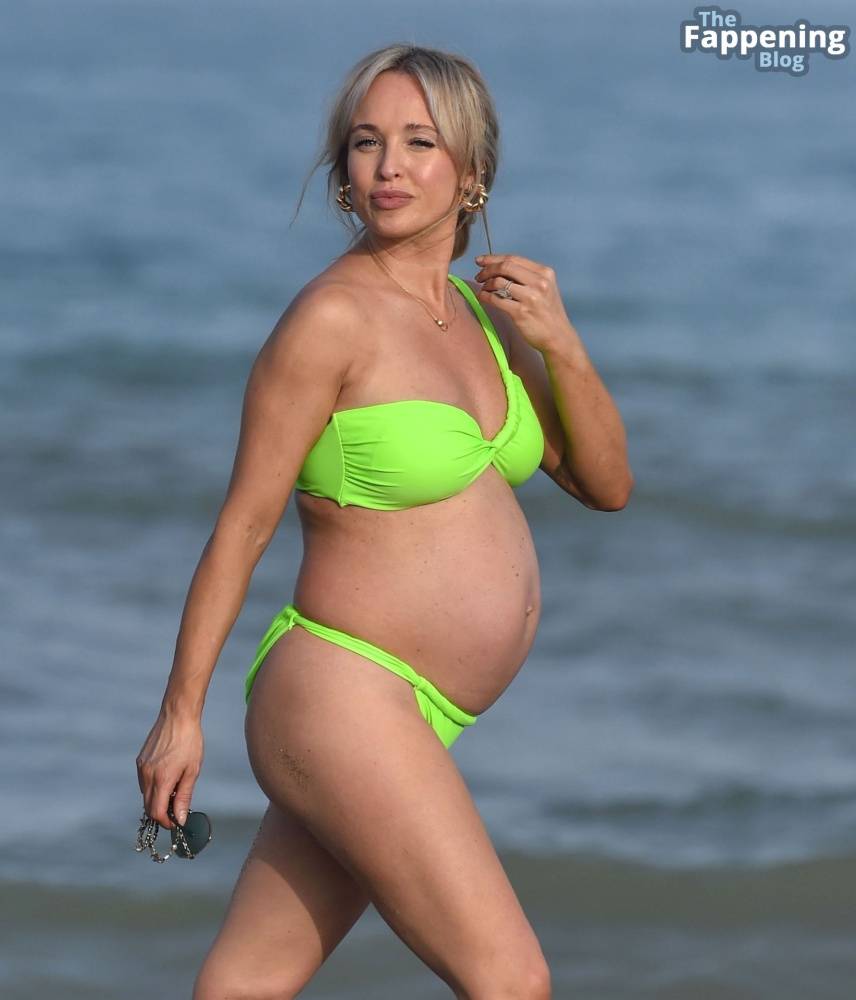 Jorgie Porter Shows Off Her Baby Bump Out on the Beach During Her Holiday in Spain (36 Photos) - #22