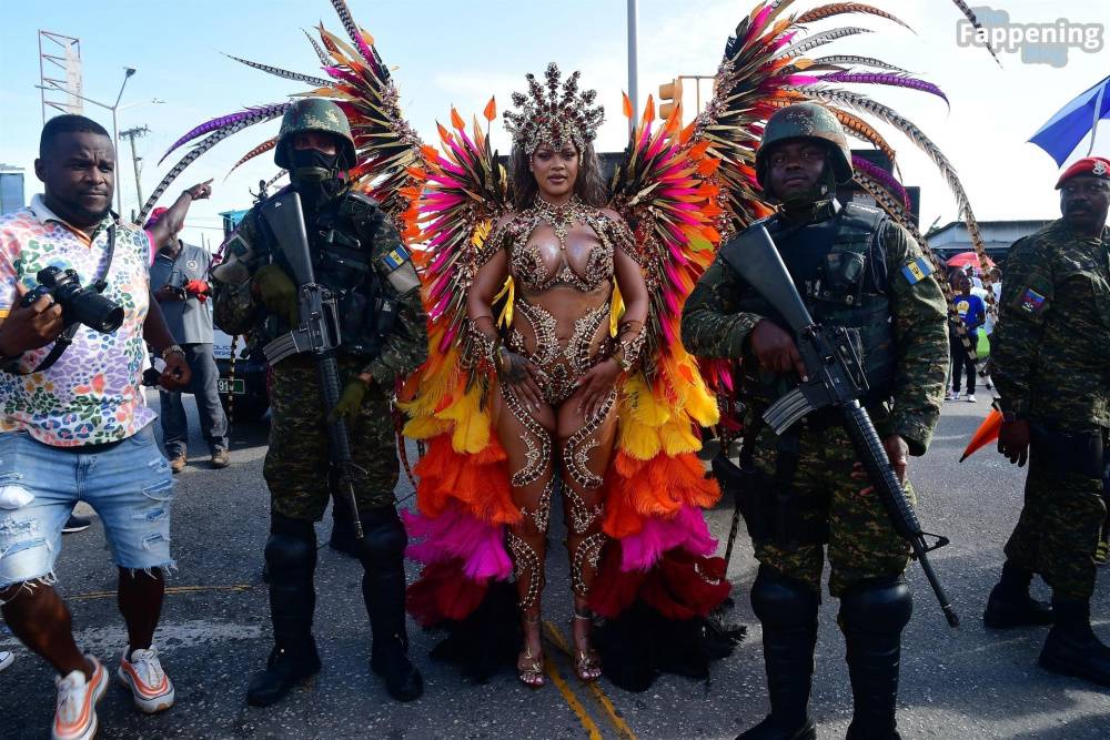 Rihanna Displays Her Curves at the Carnival Festival in Barbados (152 Photos) - #7