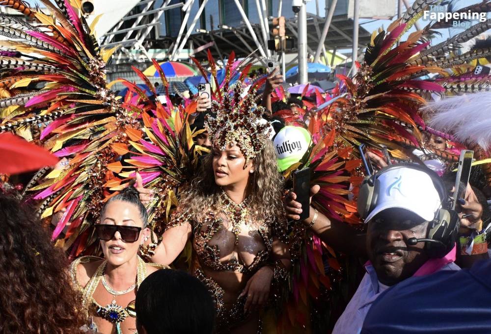 Rihanna Displays Her Curves at the Carnival Festival in Barbados (152 Photos) - #27