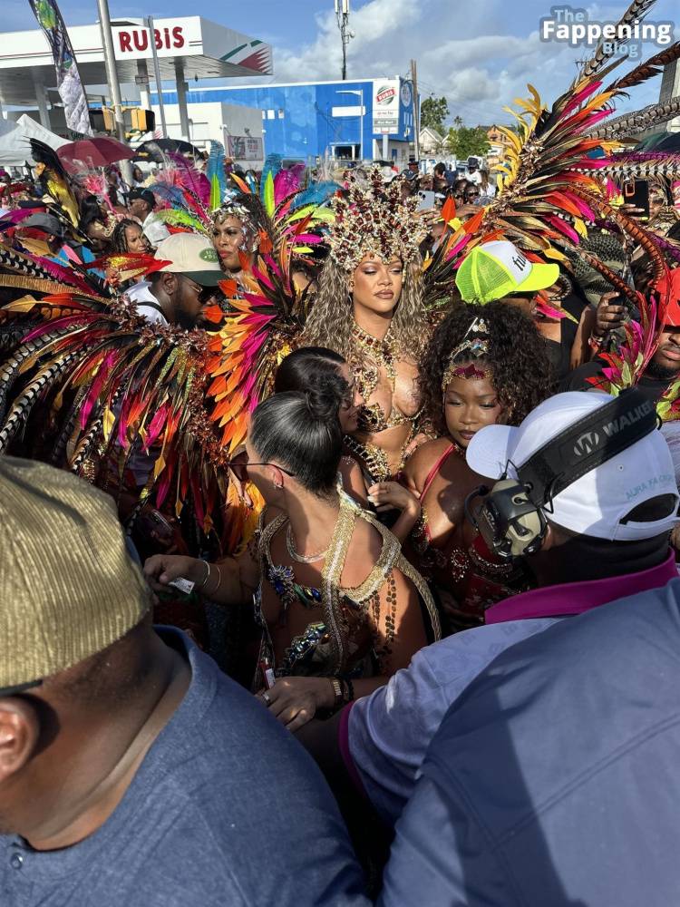 Rihanna Displays Her Curves at the Carnival Festival in Barbados (152 Photos) - #10