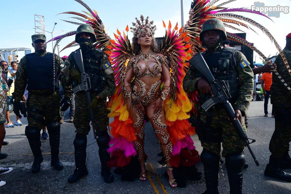 Rihanna Displays Her Curves at the Carnival Festival in Barbados (152 Photos) - #4