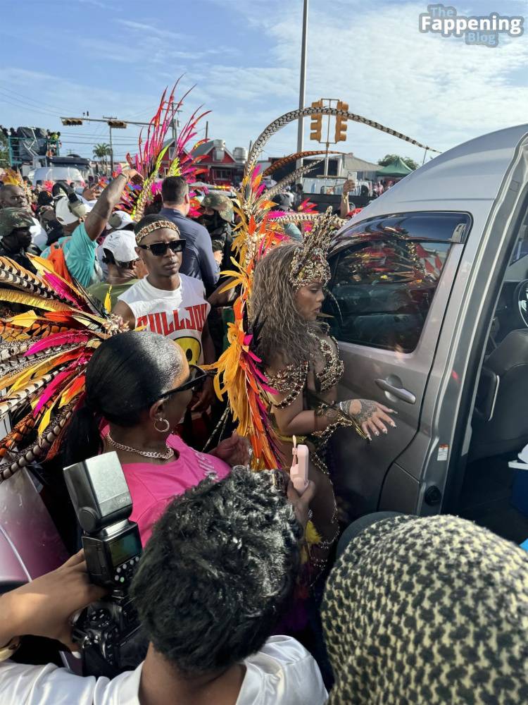 Rihanna Displays Her Curves at the Carnival Festival in Barbados (152 Photos) - #15