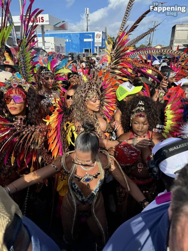 Rihanna Displays Her Curves at the Carnival Festival in Barbados (152 Photos) - #8