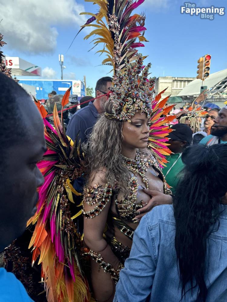 Rihanna Displays Her Curves at the Carnival Festival in Barbados (152 Photos) - #21