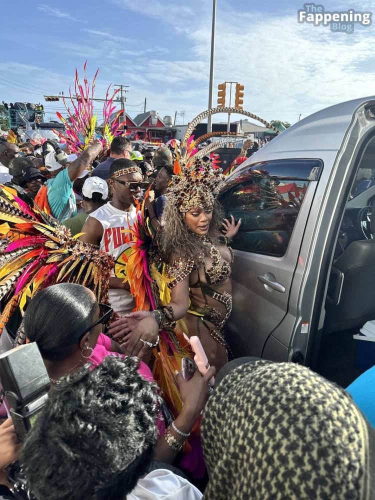 Rihanna Displays Her Curves at the Carnival Festival in Barbados (152 Photos) - #19