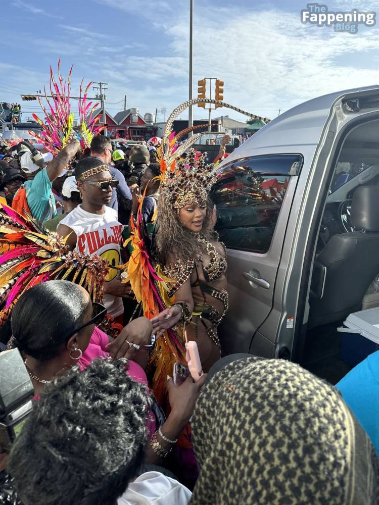 Rihanna Displays Her Curves at the Carnival Festival in Barbados (152 Photos) - #17