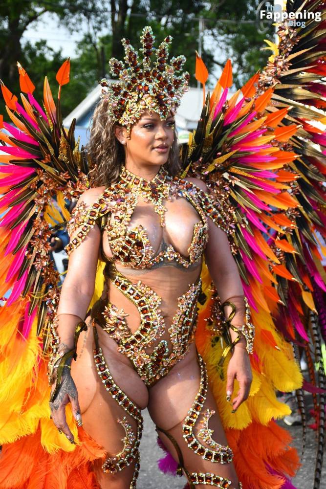 Rihanna Displays Her Curves at the Carnival Festival in Barbados (152 Photos) - #30