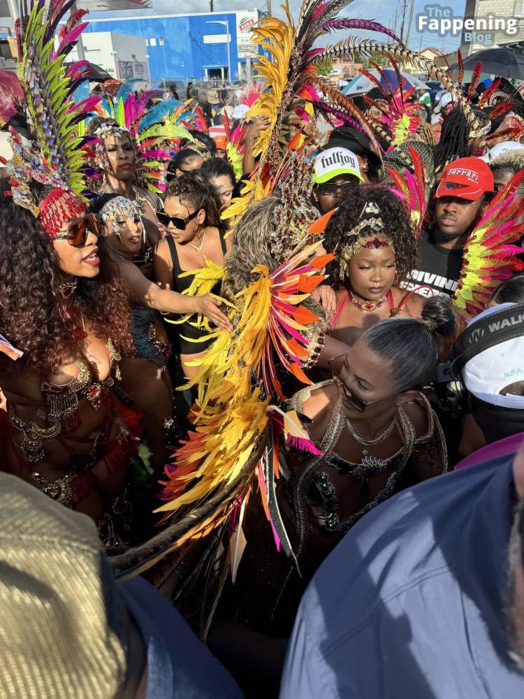 Rihanna Displays Her Curves at the Carnival Festival in Barbados (152 Photos) - #9