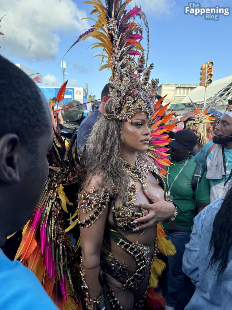 Rihanna Displays Her Curves at the Carnival Festival in Barbados (152 Photos) - #23