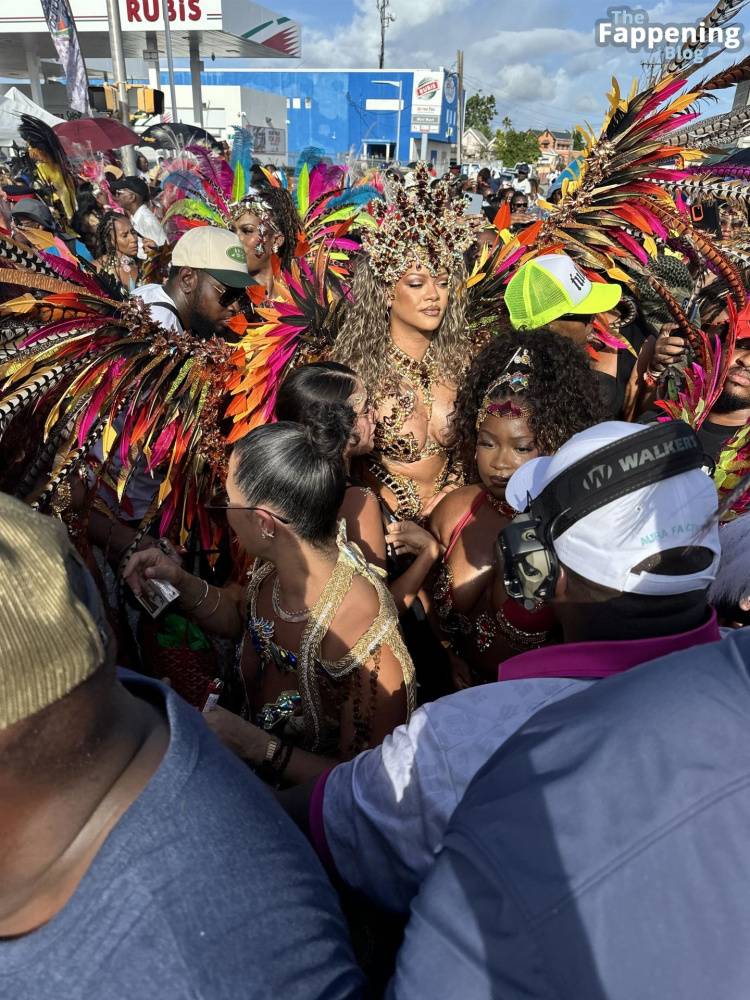 Rihanna Displays Her Curves at the Carnival Festival in Barbados (152 Photos) - #14